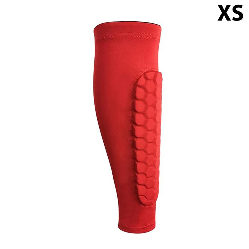 Waben-Schienbeinschoner Ski-Beinpolster Atmungsaktiv Anti-Kollision Fußball Basketball Radfahren Schützend Elastische Sport-Leggings 1 Stück
