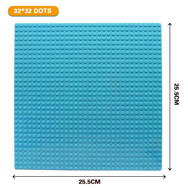32x32 32x16 Dots Classic Base Plates MOC DIY Plastic Bricks Baseplates City Dimensions Building Blocks Figures Construction Toys