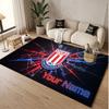 Custom Rug Stoke City FC Pattern Print Name Text Soft Non‑Slip Floor Carpet for Home Indoor Decoration