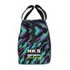 Custom H-HKSES CLK Insulated Lunch Tote Bag for Women Portable Thermal Cooler Food Lunch Box Kids School Children