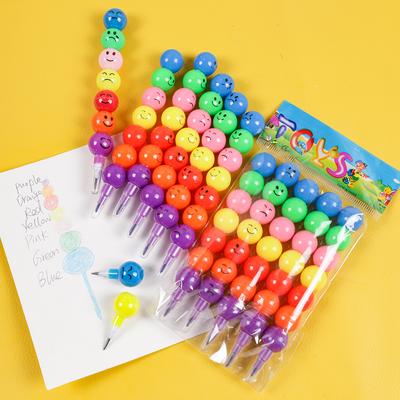 10 Stück Lollipop-Baustein, Buntstift/Bleistift, Graffiti-Stift für Kinder, Geburtstagsfeier, Gastgeschenke, Schüler, Schulanfang, Geschenke