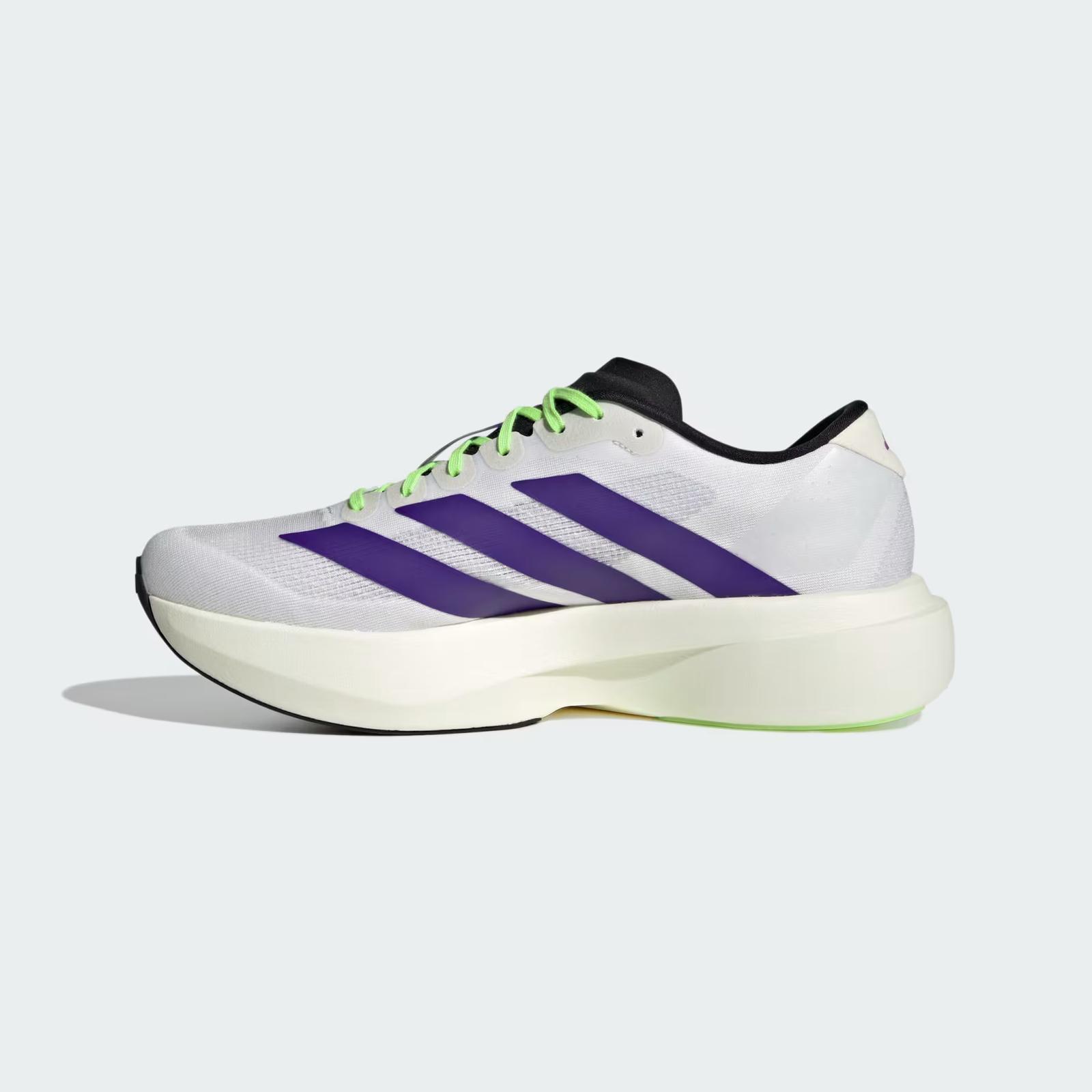 adidas Adizero Evo SL White Collegiate Purple JS4495 42.5