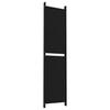Vidaxl 5-Panel Room Divider, Black, 250X200 Cm, Fabric