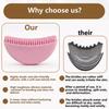 Ergonomic Pure Silicone Face Massage Brush – Facial Contouring & Lifting Tool for Puffiness Care & Self-Care, Ideal for Home