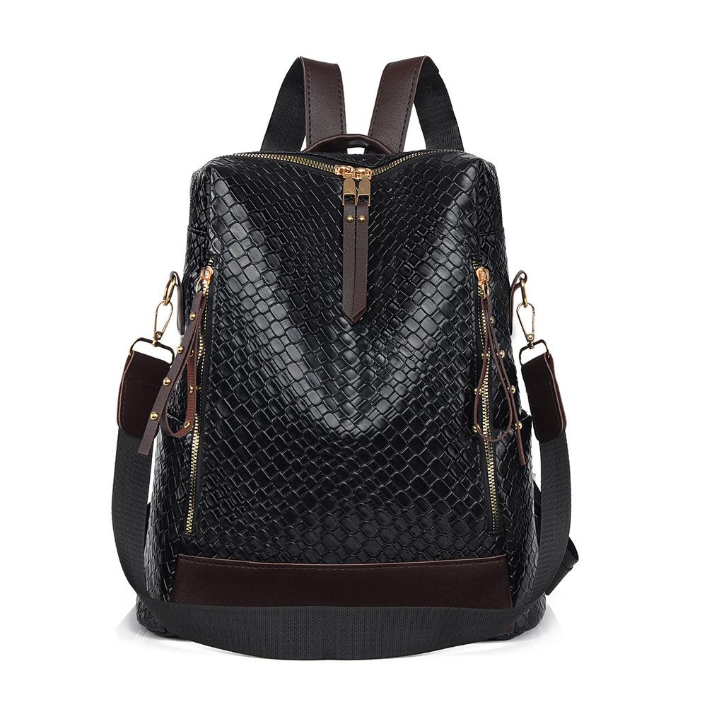 Schoolbag New Women's Backpack Large Capacity Fashion Versatile Internet celebrity Commuter Anti-theft Women's Travel Backpack