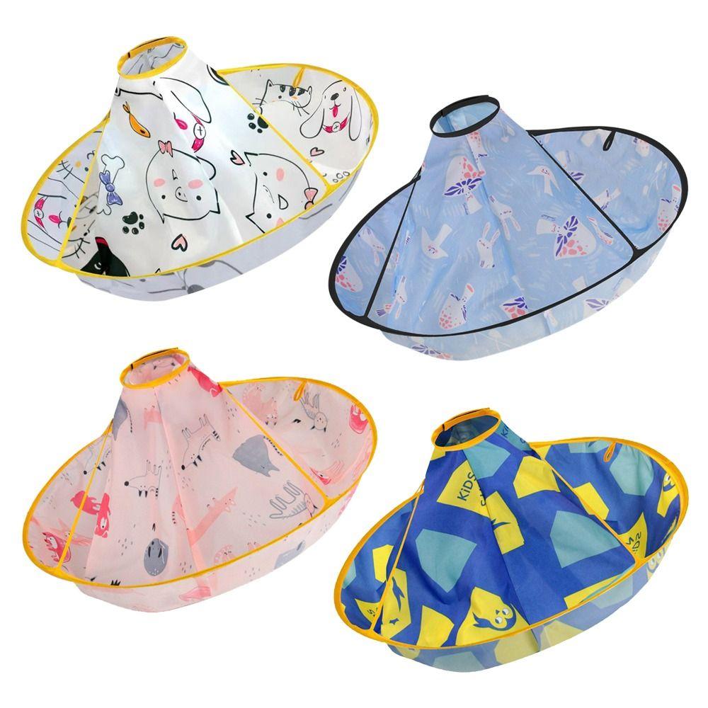 Colorful Hair Cutting Cape Foldable Cloak Umbrella Hair Cutting Gown Waterproof Reusable Hair Cutting Tools Home Haircut