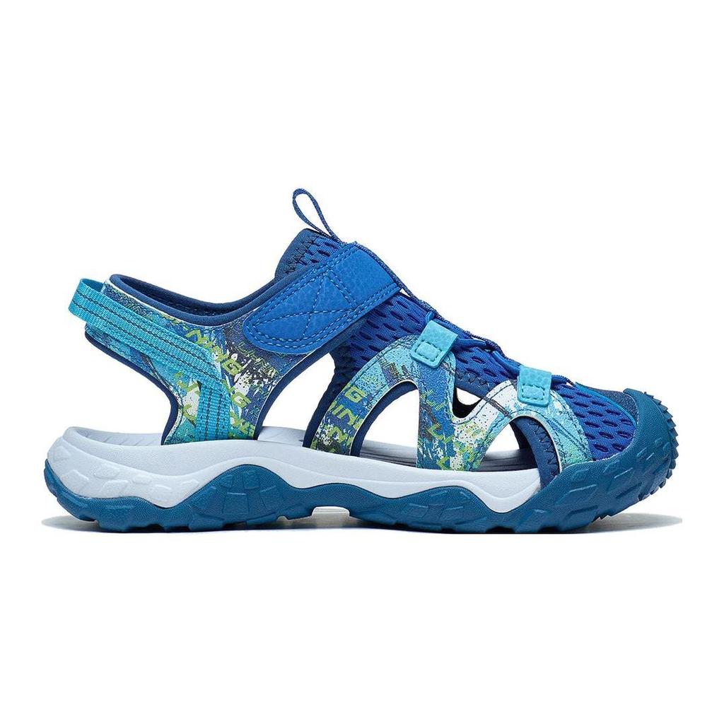 Li Ning Childrens Trekking 1.5 Comfortable Breathable Lightweight Sandals Kids Sandals Blue YKUT016-7