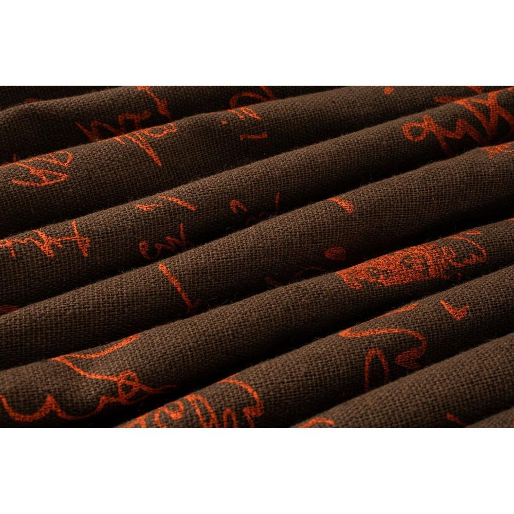 Chinese Character Printed Linen Tablecloth 150×50cm/200×150cm Dust Cover