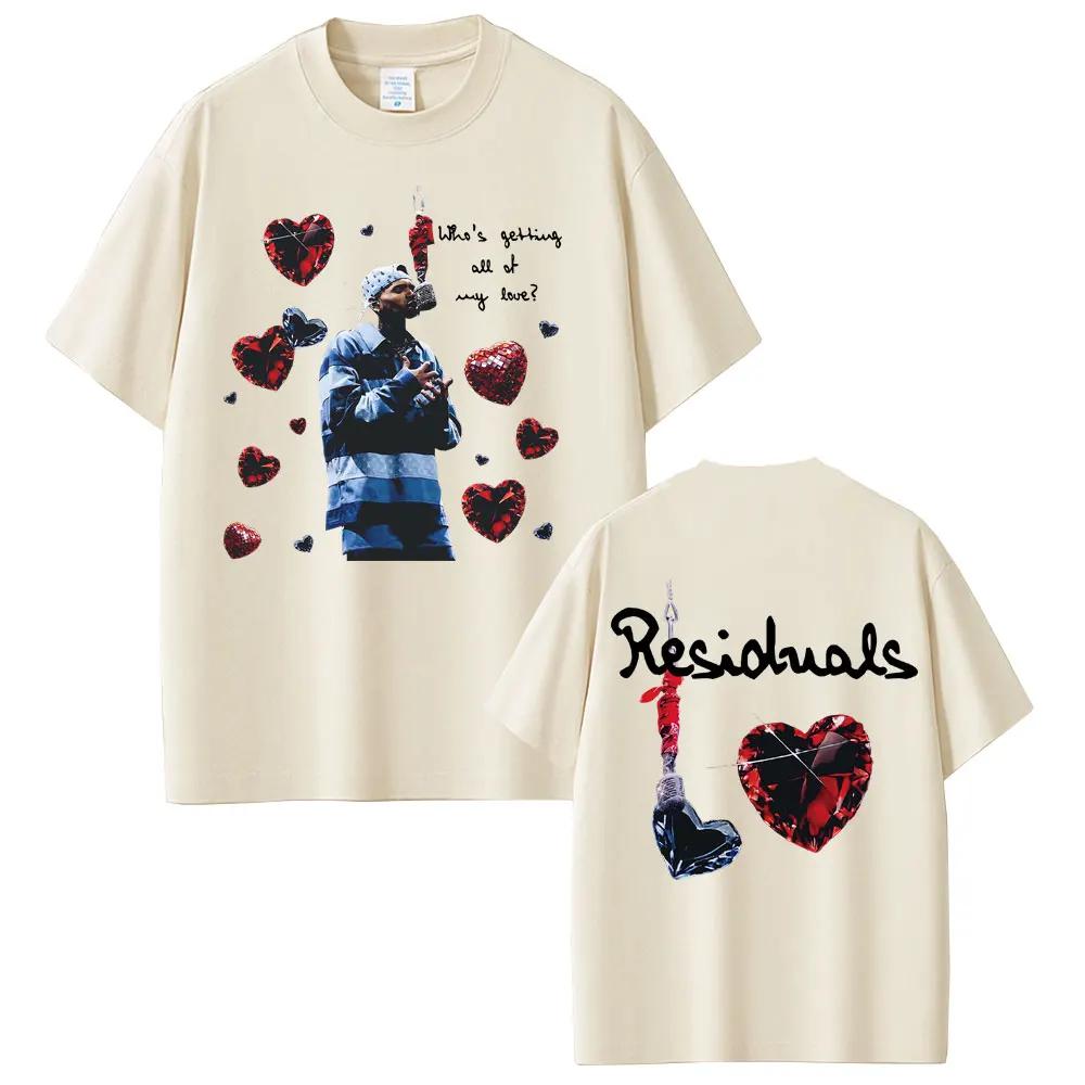 Rapper Chris Brown Breezy Bowl XX 2025 Tour T Shirt Unisex Women Hip Hop Fashion Pop Music Tshirts Casual Cotton Vintage Tshirt
