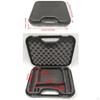 Carry Case Instrument Box with Sponge Lining Impact Resistant Shockproof Mic Storage for