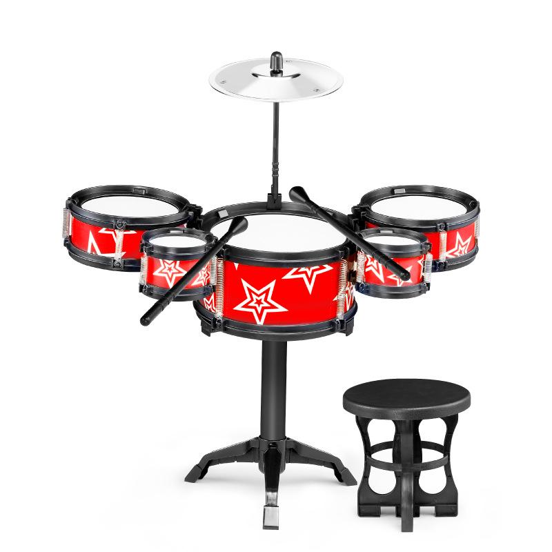 Kids' Jazz Drum Set - Beginner Percussion Instrument Toy