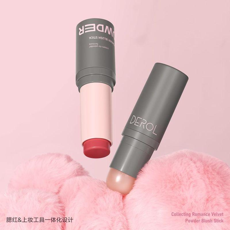 DEROL - 2 in 1 Colleting Romance Velvet Powder Blush Stick