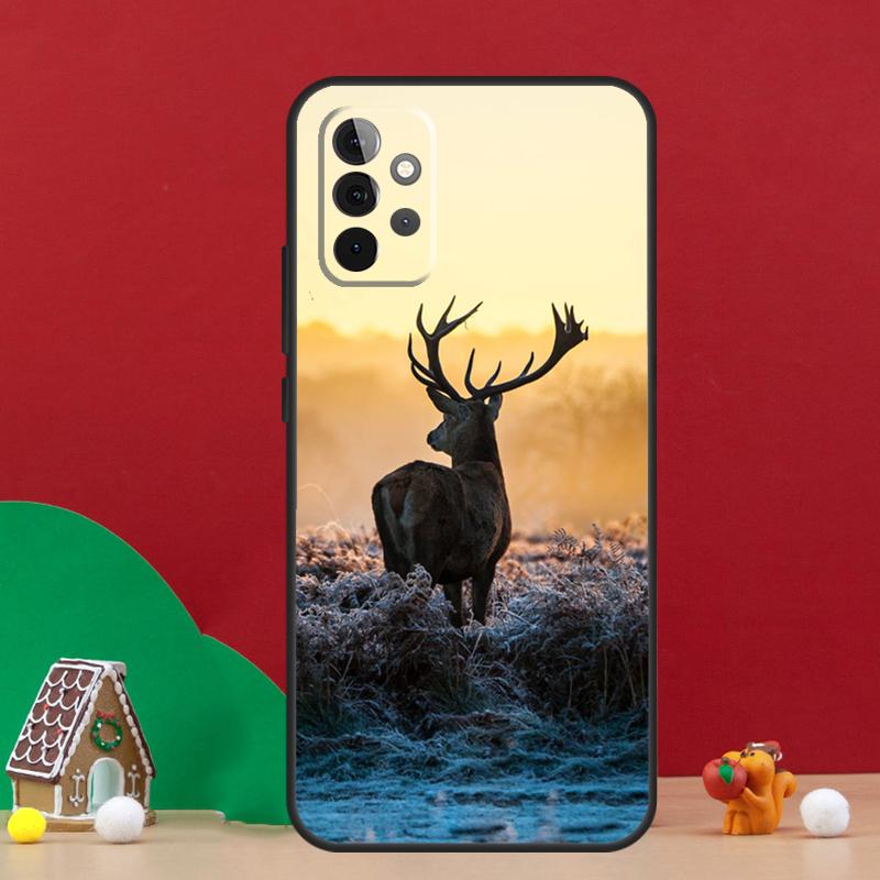 Deer Reindeer Animal Case For Samsung Galaxy A17 A06 A16 A56 A36 A54 A34 A14 A52 A32 A13 A23 A33 A53 A15 A35 A55