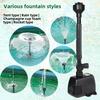 Sensen Submersible Pond Water Pump for Garden Fountains with Multiple Nozzles, Free Shipping