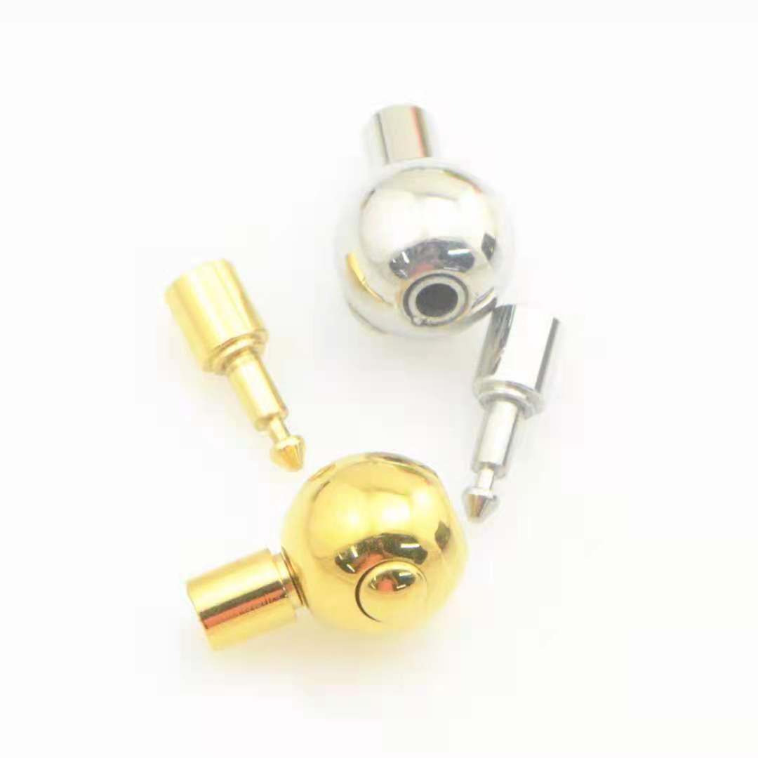 

Stainless Steel Snap Button for DIY Titanium Steel Jewelry and Leather Cord Connection Steel 3.0mm