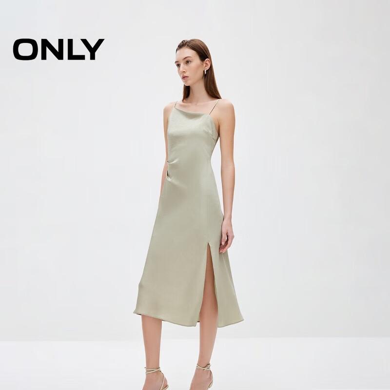 

ONLY Women s 2025 Spring Chic Slimming Slit Camisole Midi Dress M