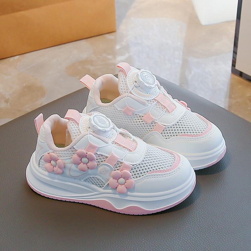 

Girls Spring Casual Sneakers Kids Canvas Shoes White Versatile Princess size 26 розовый
