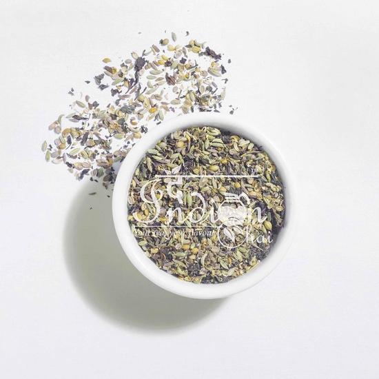 The Indian Chai - Digestive CCF Tea 60 Pyramid Tea Bags with Cumin, Coriander, Fennel and Peppermint for Acidity and Digestion