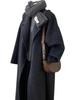 Petite-Friendly Hepburn Style Wool Coat - Mid-Length Women's Overcoat for Autumn/Winter 2025, New Korean Style