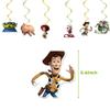 Toy Story-themed Birthday Party Decorations: Buzz Lightyear Balloon Banners, Cake Toppers, and Toy Story Party Decorations