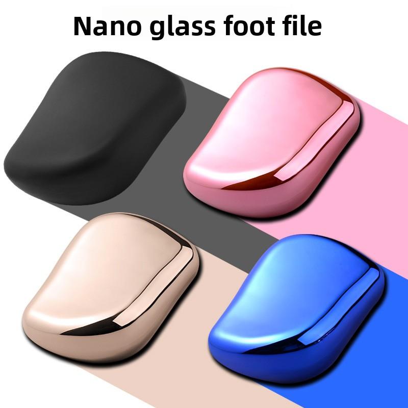 Nano glass foot grinder to remove dead skin calluses, foot files, foot pedicure tool, foot grinding board