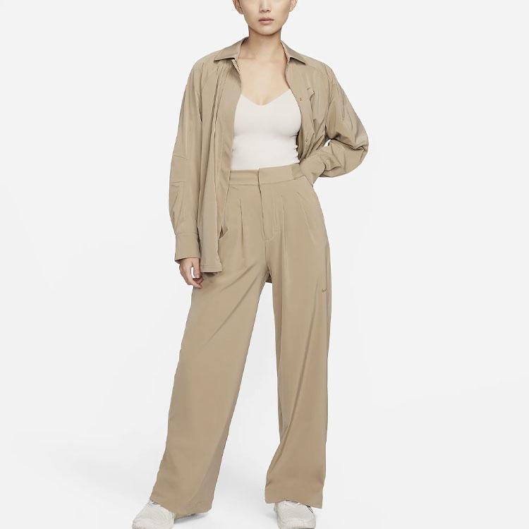 Nike Bliss Casual Jacket Women Jackets Khaki FN2780-247