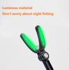 2Pcs Fishing Rod Rest Head 360 Degree Rotations Bracket Bridge Raft Fishing Rod Rack Non-Slip Luminous Reinforced Pole Bracket