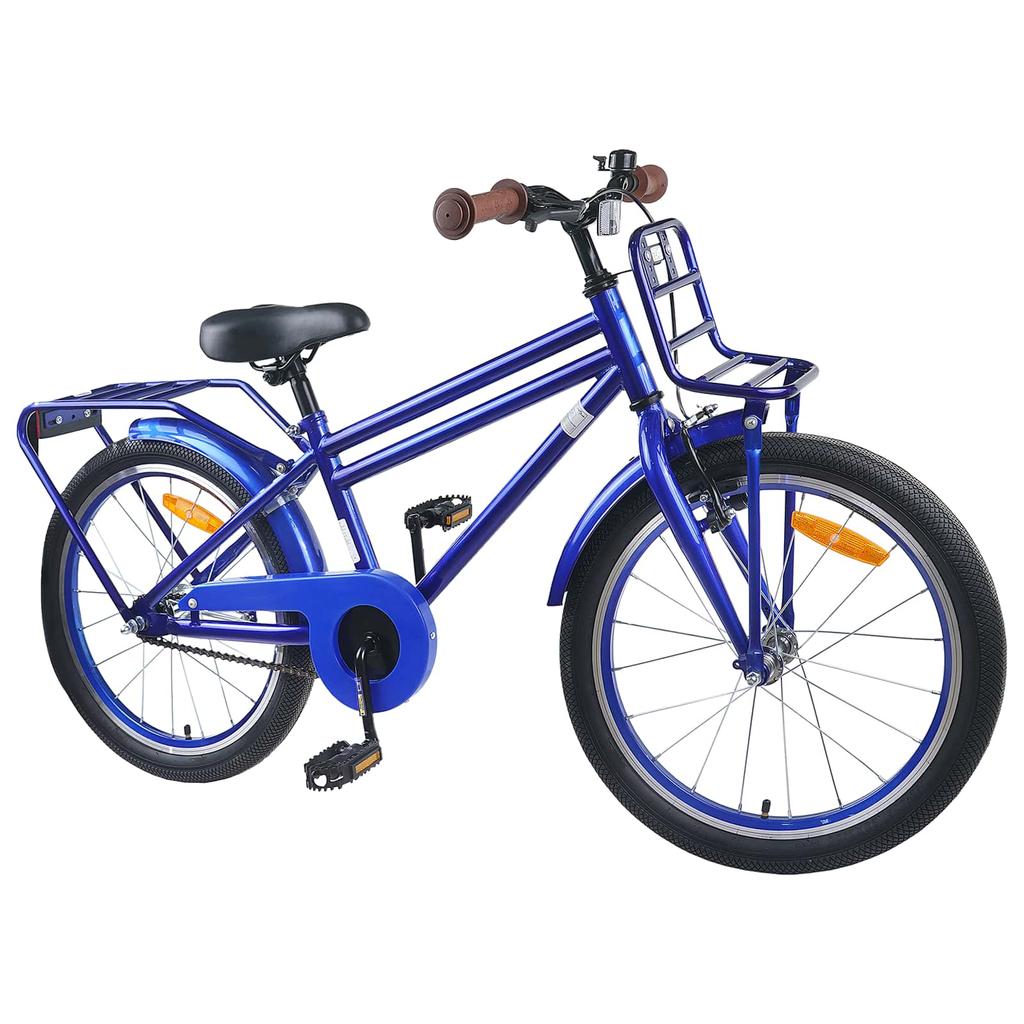 Kids  Bike 18 Inch for Ages 5 7 Dark Blue