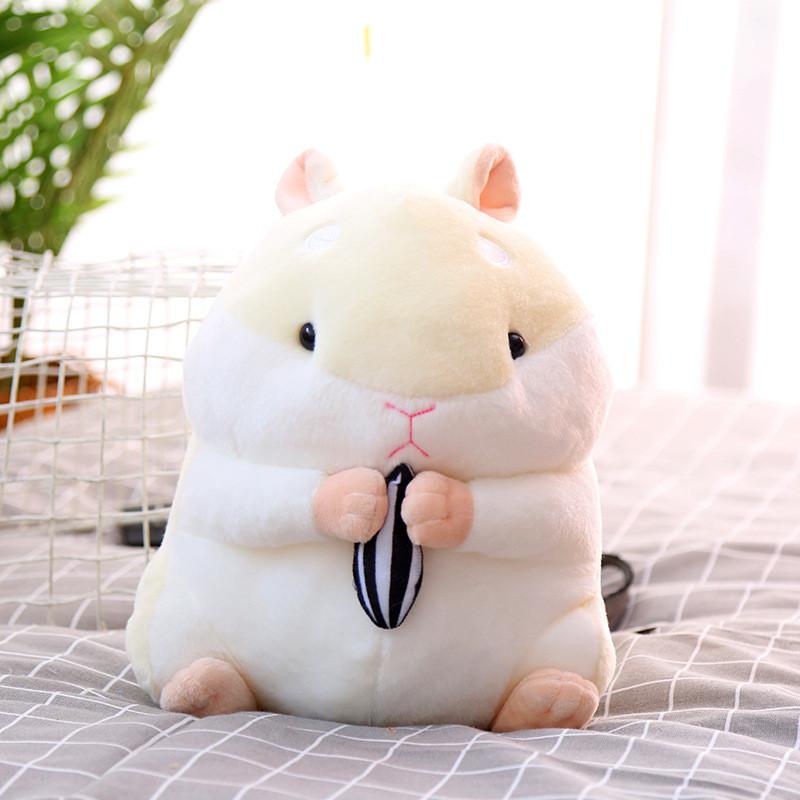 Seed Melon Hamster Plush Toy Stuffed Animal Doll Cartoon Decoration Kids Gift