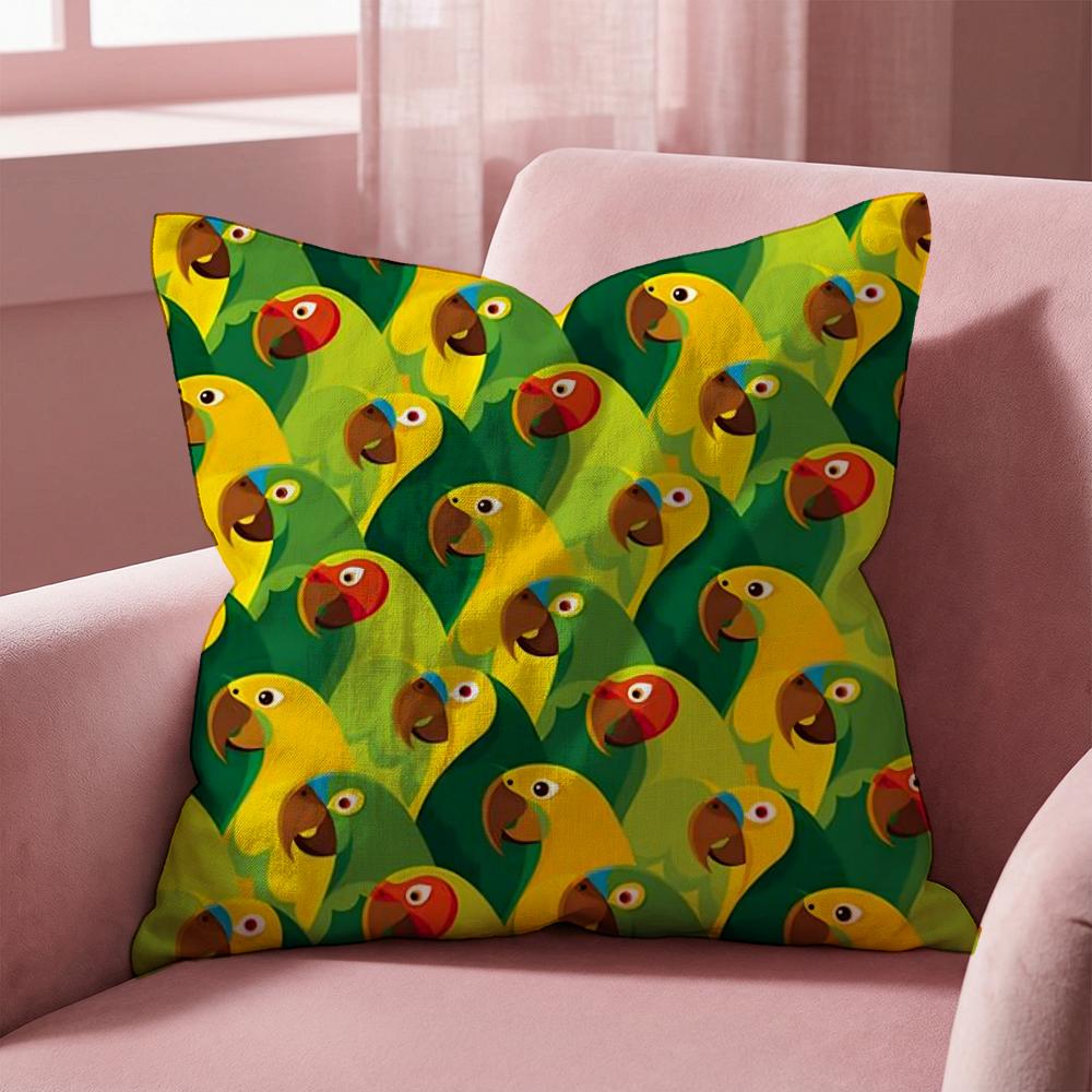 

Мила наволочка для подушки з какаду, універсальна наволочка для дому та автомобіля - Двостороння, м яка та міцна для щоденного використання 30cmx30cm
