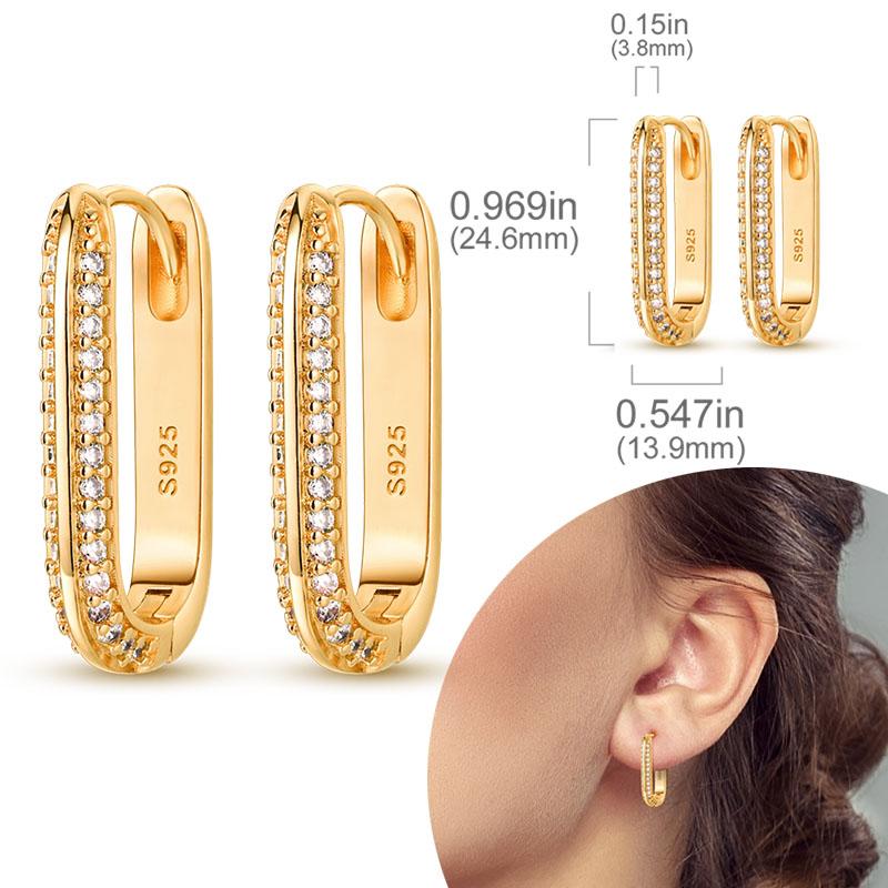 Women Earring 925 Silver Hoop Earrings Love Heart Butterfly Drop Earring Stud For Women Girls Party Jewelry Gifts