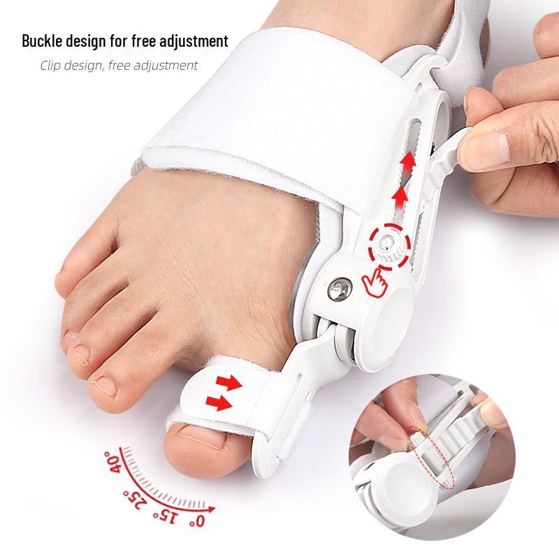 Adjustable Hallux Valgus Corrector for Big Toe Protrusion & Overlapping Toe Separator