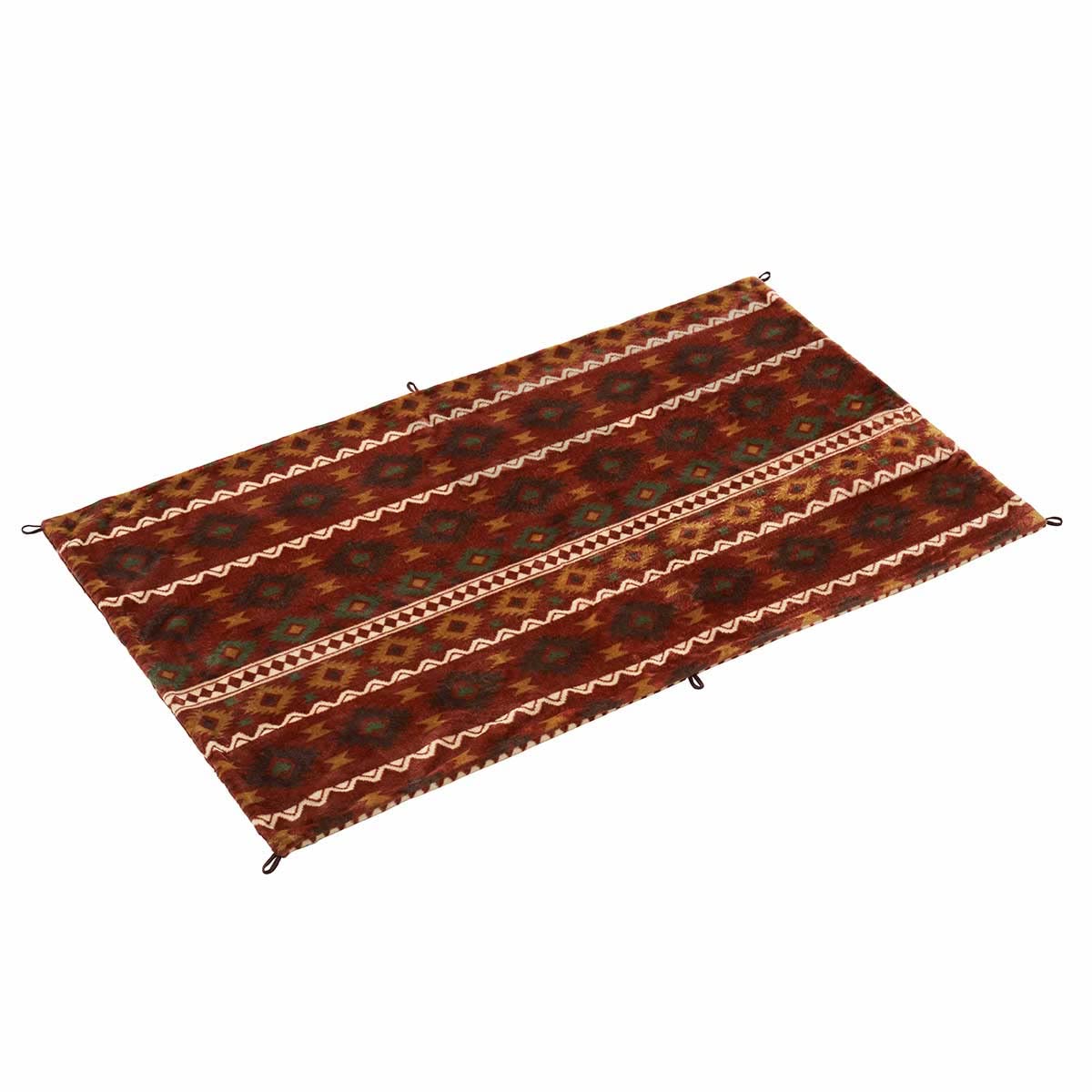 

LOGOS Cushion Blanket 71809821 100cm Wide x 150cm Perfect for Camping and Bonfires Flame-Retardant (Red) (Approx.) Long,