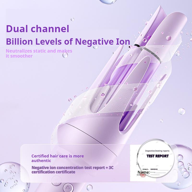 Auto Rotating Hair Curler 4 In 1 Styler 32Mm Curling Wand With Negative Ion For Waves Straightening