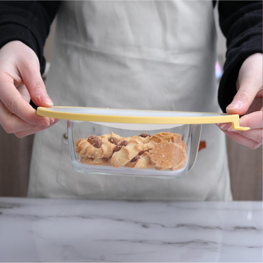 Silikonlock Överdrag Återanvändbara Stretch Lufttäta Matomslag Skål Grytlock Mikrovågsugn Runda Fräschör Fräschhållningslock För Köket