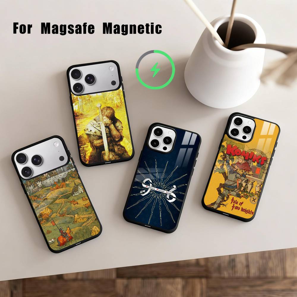 KCD Kingdom C-Come D-Deliverance Phone Case For iPhone17,16,15,14,13,12,11 Plus,Pro Max Magnetic For Magsafe Wireless Charging