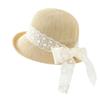Lace Ribbon Straw Hat Women, Summer Beach Vacation Sunhat Travel New