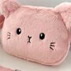 Cartoon Cat Women Handbags Plush Soft Messenger Bag Plush Shoulder Bag  Baby Girls Toy Gift