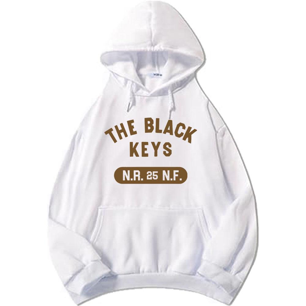 The Black Keys NRNF Sweats à capuche Manches longues Polaire Sweat à capuche pour homme Décontracté Unisexe Streetwear Lourd Mental Mode Pull