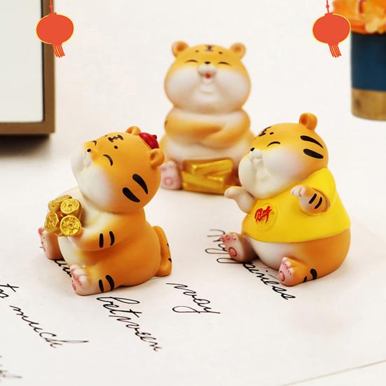 Ausgezeichnete Tigerstatue, lichtbeständiges Kunstharz, dekorativ