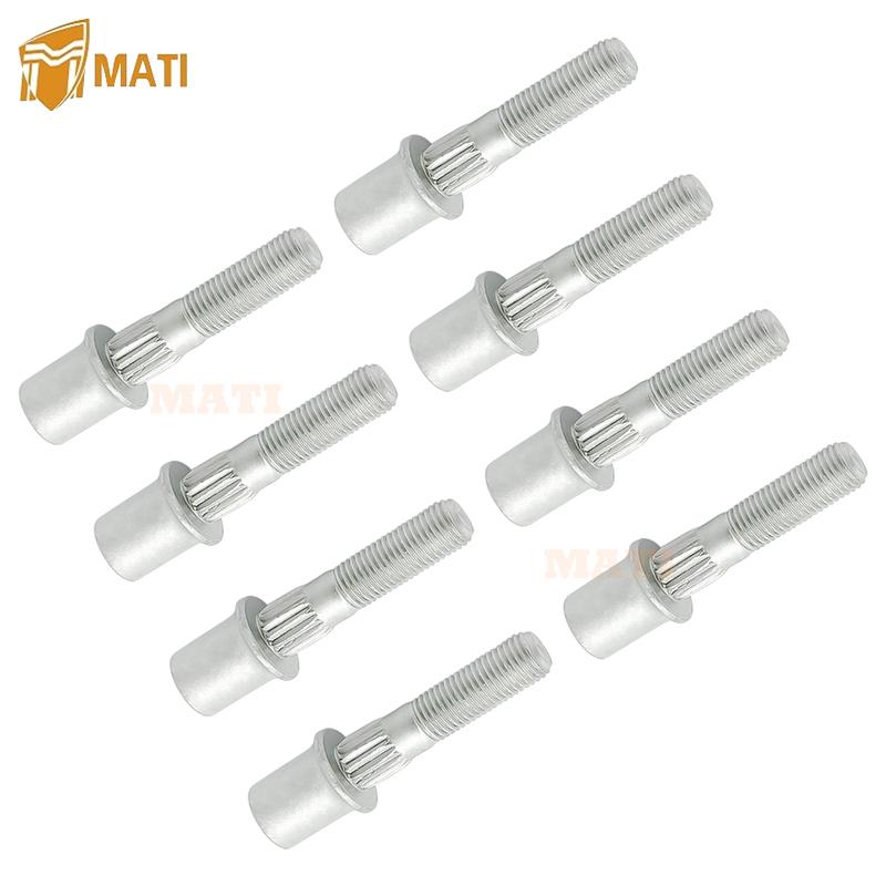 MATI Front/Rear Wheel Studs for Can Am Outlander Renegade 450 500 570 650 800 850 1000 2012- 250300642 250300643  250300048