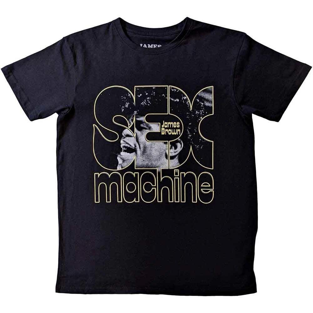 James Brown Unisex T-Shirt: Sex Machine (Medium) 4XL