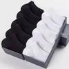 Men's Solid Color Low-Cut Socks - Black, White, Gray
