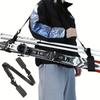Ant-Slip Pad Ski Pole Carrying Strap Adjustable Skiboard Fixed Strap  Outdoor Sports