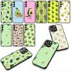 for Samsung Galaxy A36 A17 A26 A07 A35 A54 A53 A13 A33 A34 S8 S9 S20 S21 FE S10 Plus Phone Cover Case Avocado Casing