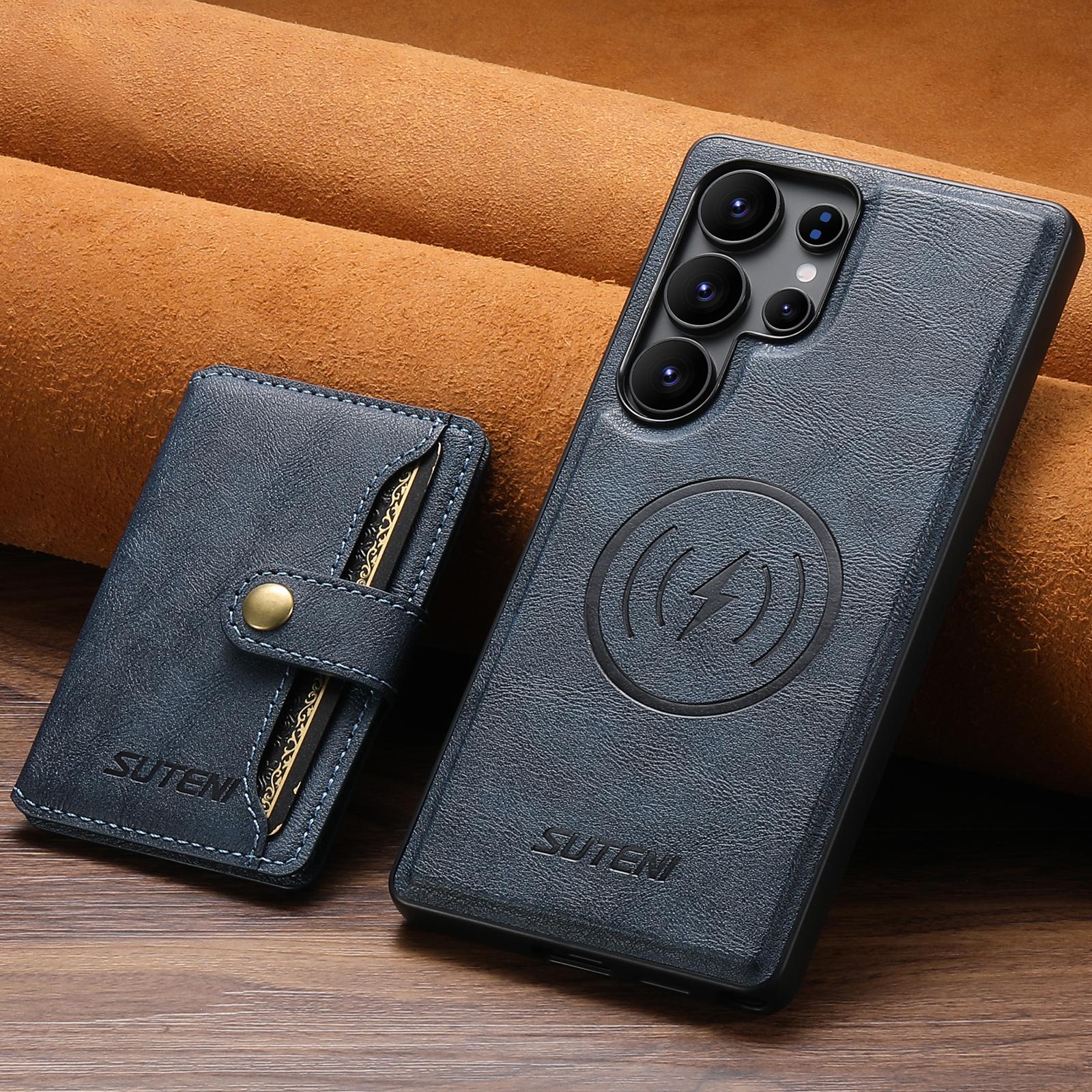 

Wireless Charging Luxury PU Leather Magnetic Buckle Phone Case Card Holder Stand for Samsung S26 Ultra S25 S24 S23 S22 Galaxy S22 Ultra 5G