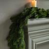 Christmas Pine Garland Real Touch Norfolk Pine Garland Pine Needle Home Door Decoration Unique Wreath Ornament Bendable Table