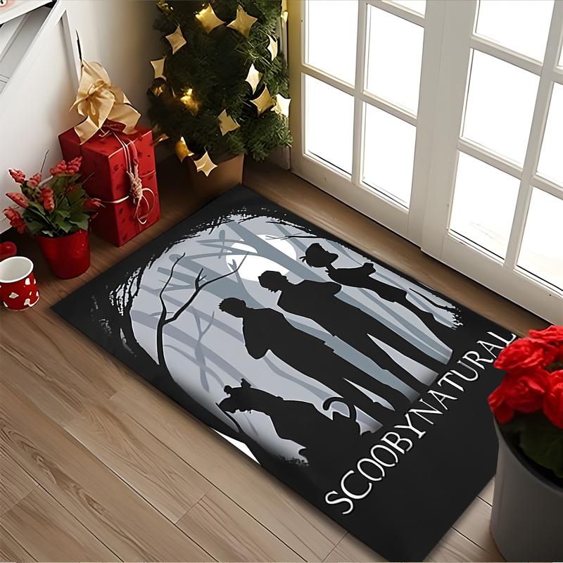 1pc Area Rug Appropriate for Office, SCOOBY-DOO Carpet, Versatile Printed Chair Rug, Durable Home Sofa Carpet