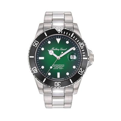 Mathy Vintage Jumbo Limited Edition Stainless Steel Green Dial Automatic H907ATNV Men's Watch