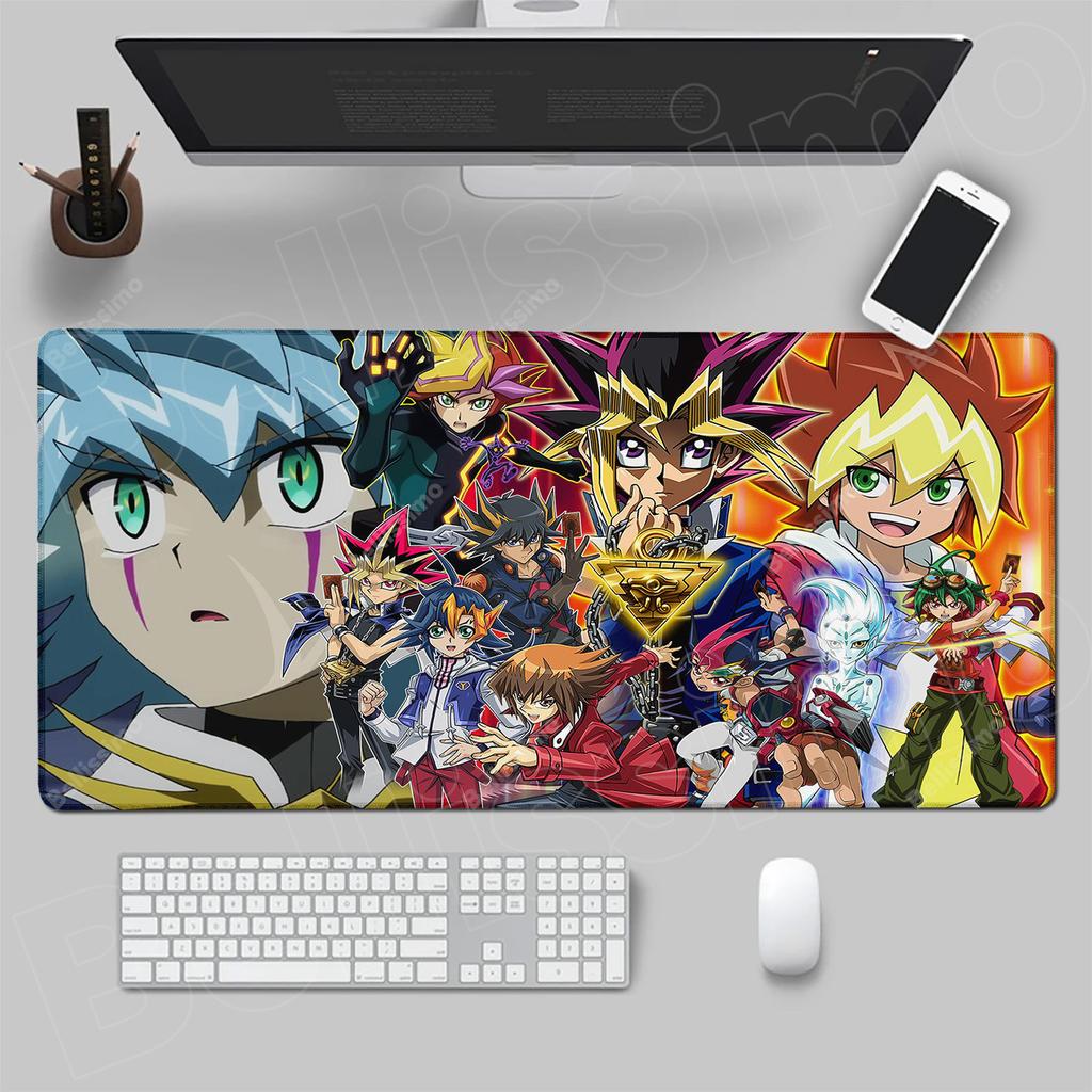 Large Mouse Pad Gamer Yu Gi Oh Mousepad Mats Gaming Pc Computer Accessories Mausepad Rubber Mat Deskmat Office Carpet Anime Desk